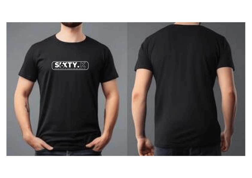 Sixty.K Basic Black Lifestyle T-Shirt